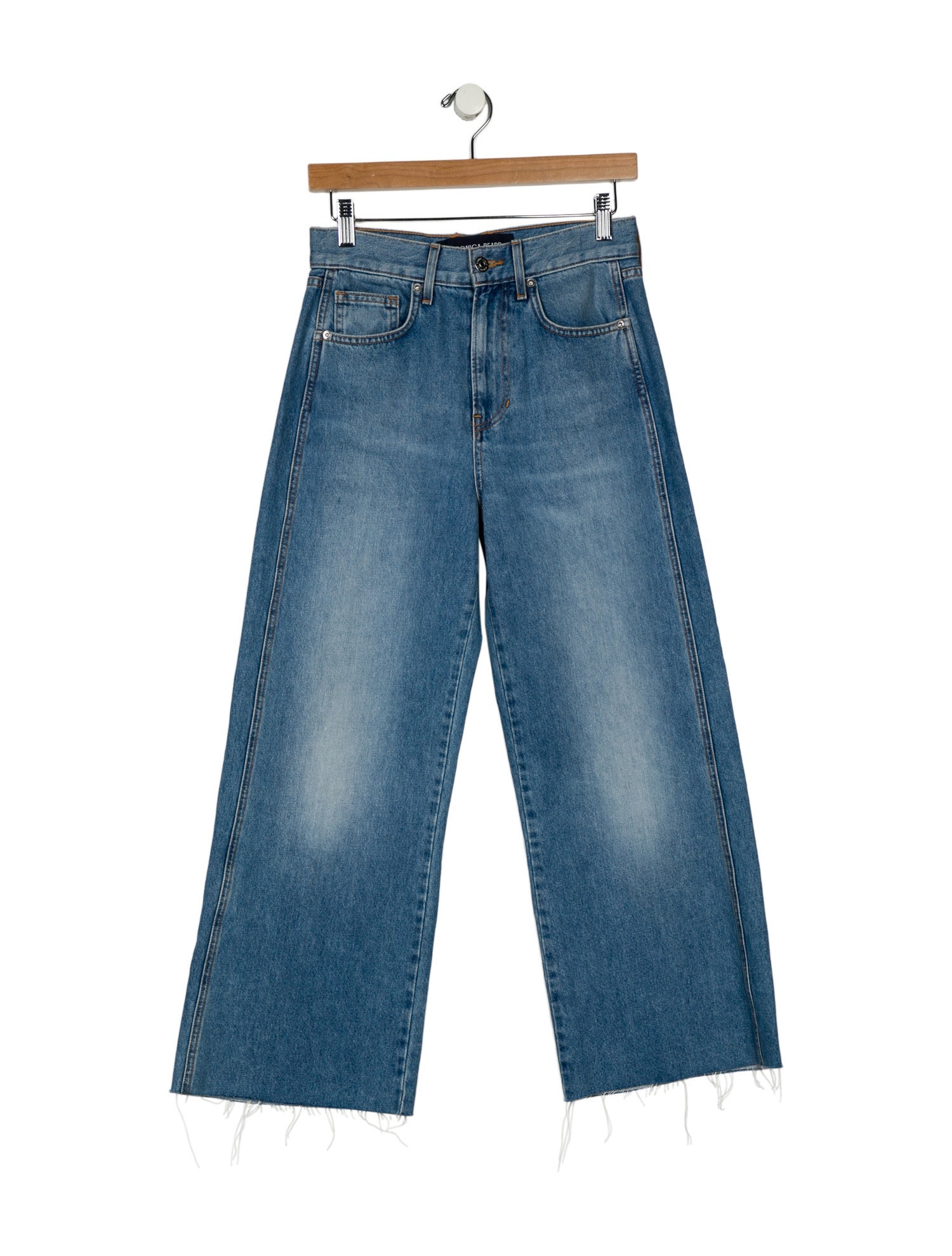Veronica Beard High-Rise Wide Leg Jeans