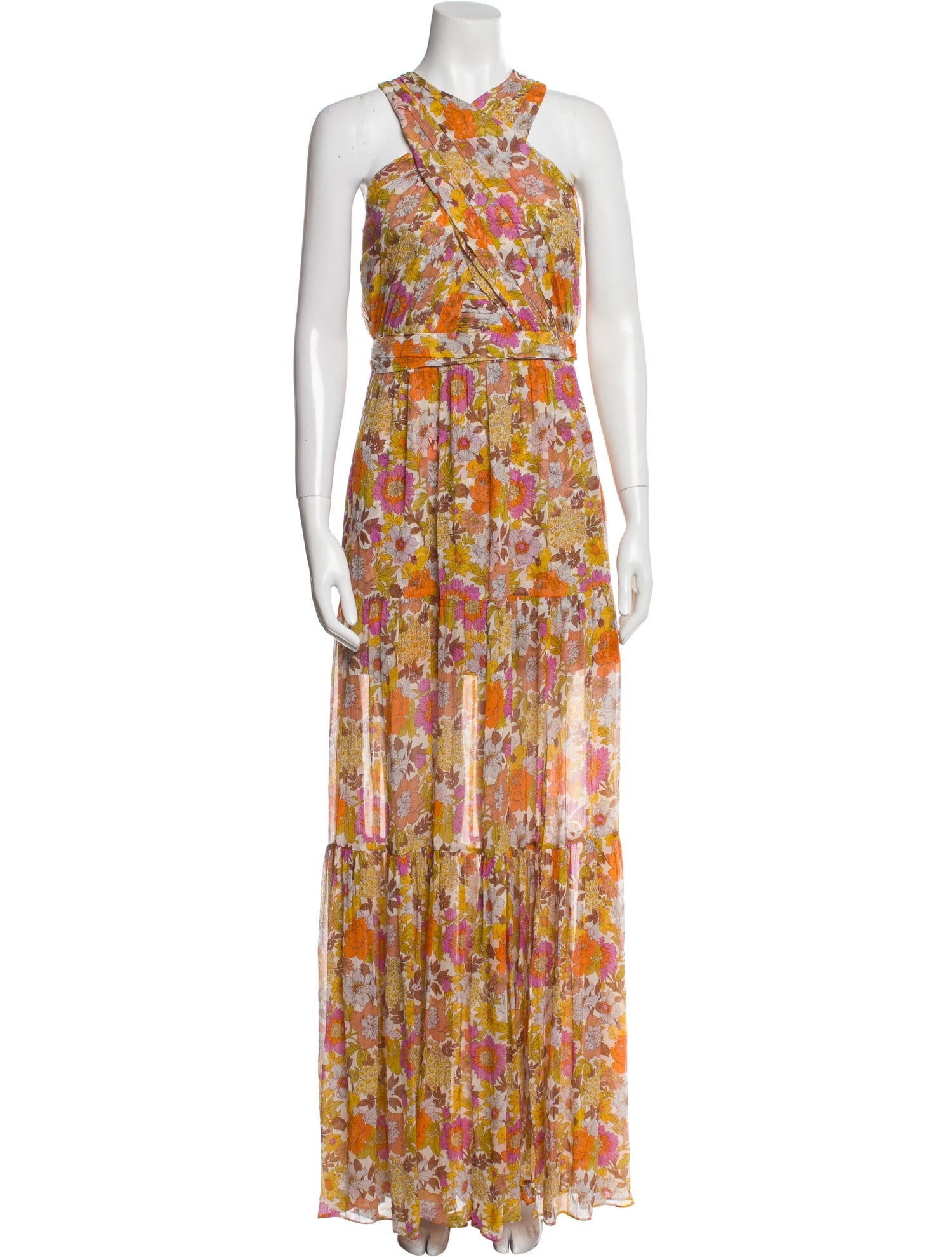 Veronica Beard Silk Long Dress