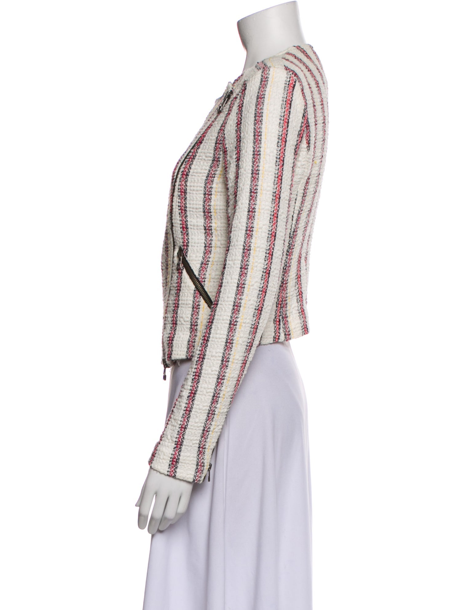 Veronica Beard Striped Evening Jacket