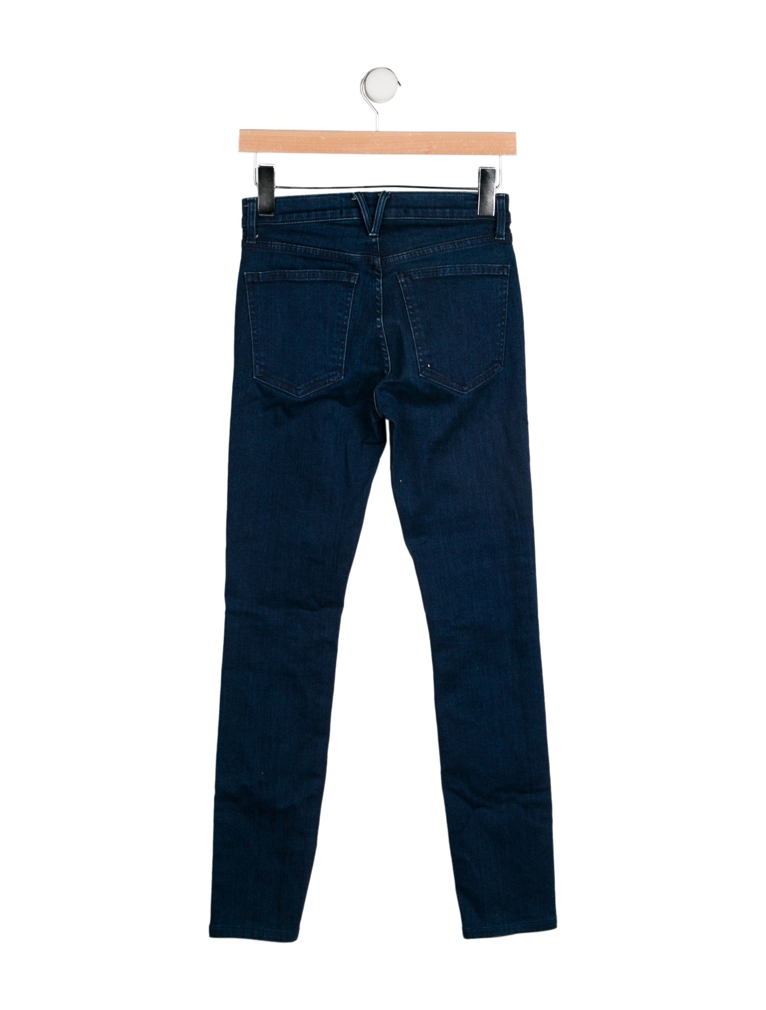 Veronica Beard Mid-Rise Skinny Leg Jeans