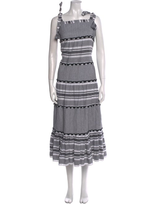 Veronica Beard Striped Long Dress