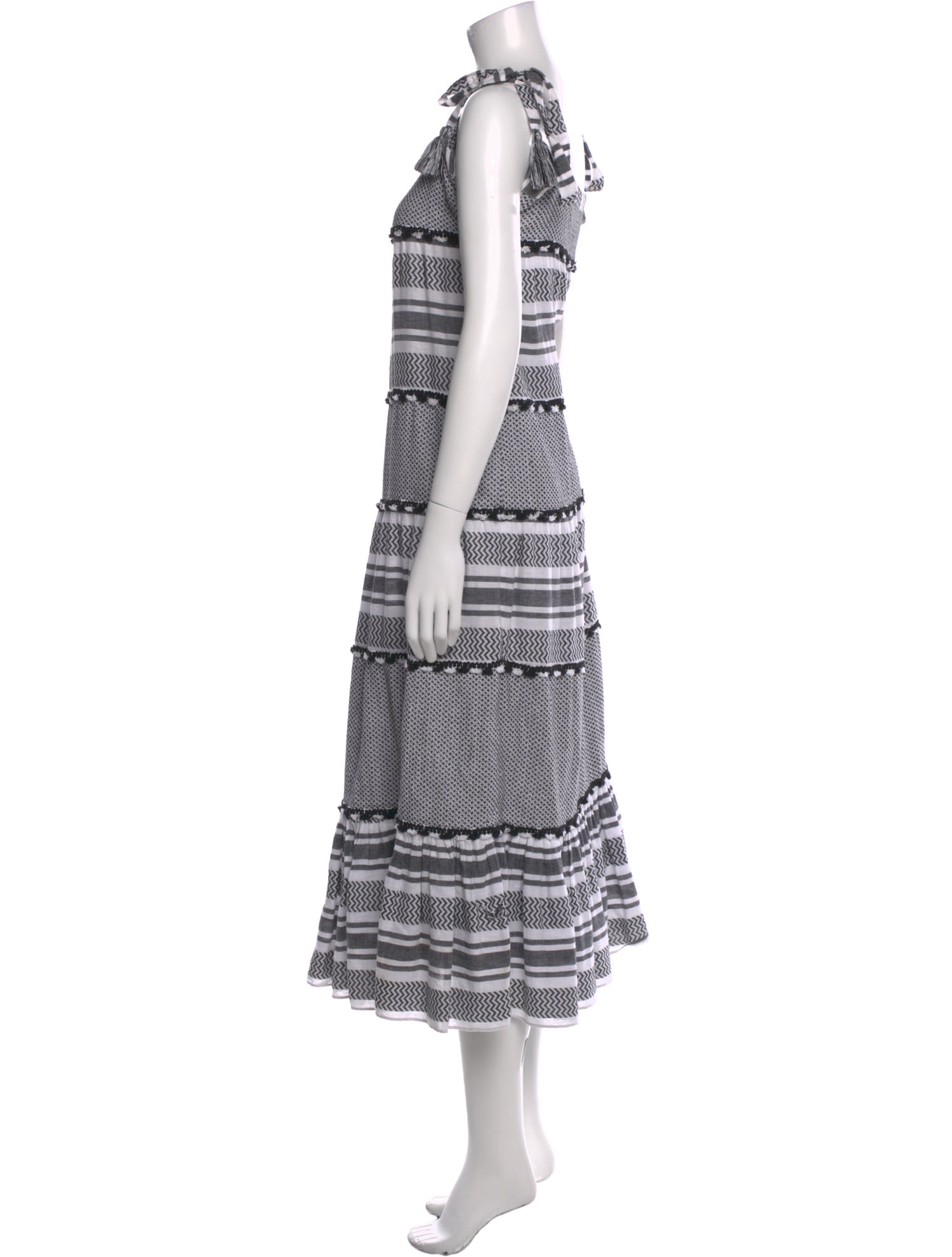 Veronica Beard Striped Long Dress