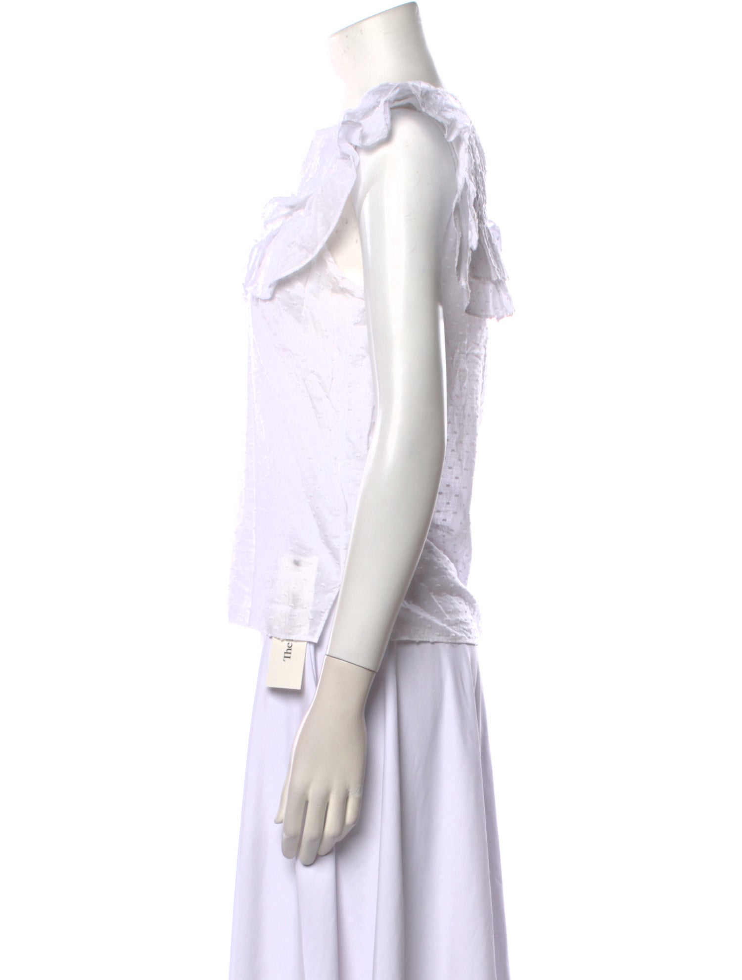 Veronica Beard Bateau Neckline Short Sleeve Top