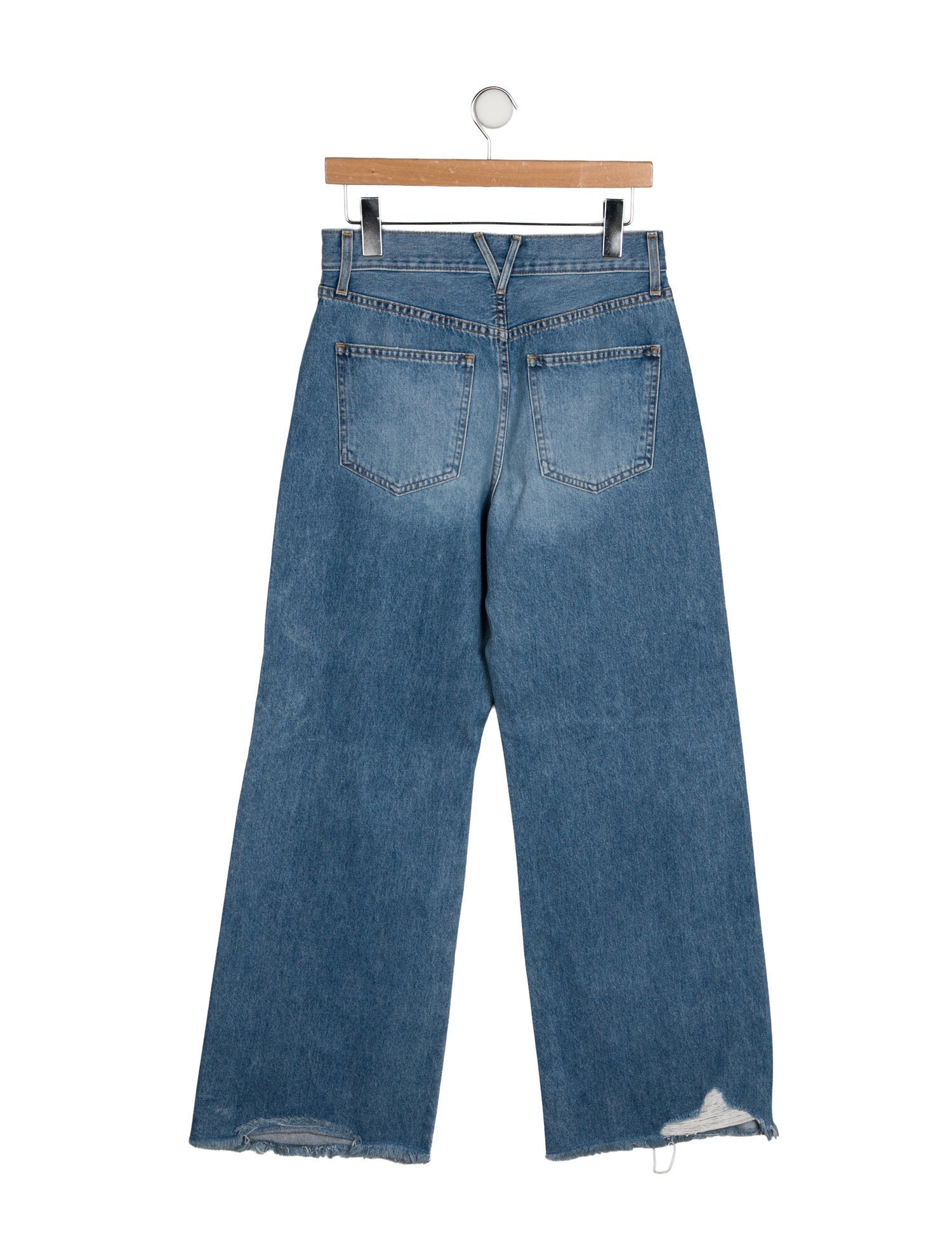 Veronica Beard High-Rise Wide Leg Jeans