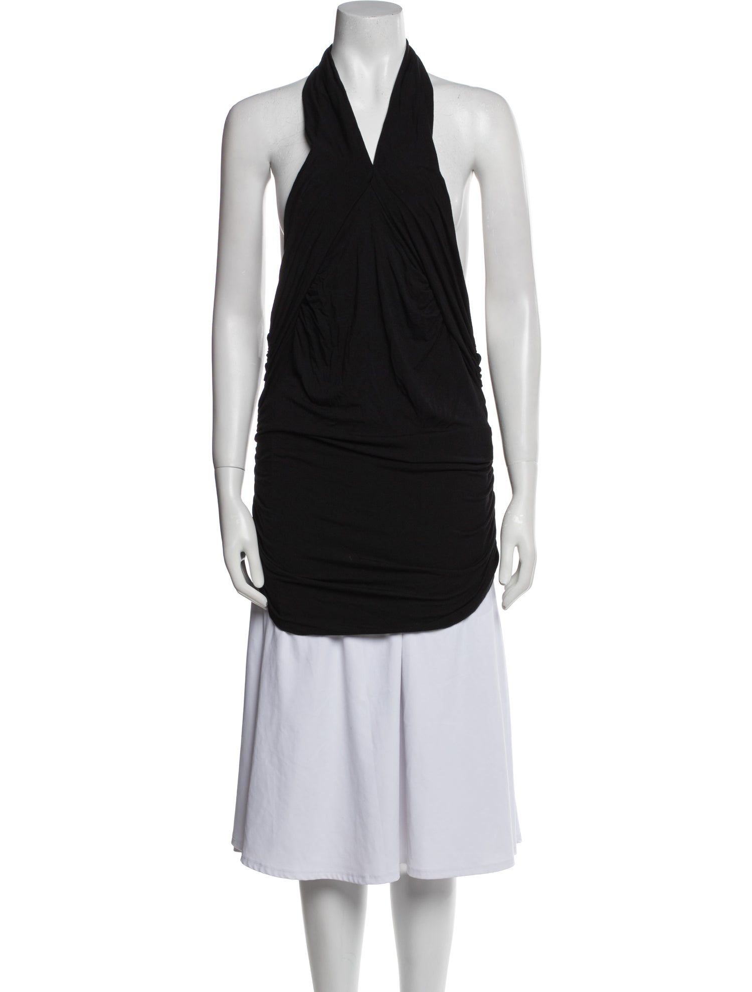 Veronica Beard Cowl Neck Sleeveless Tunic