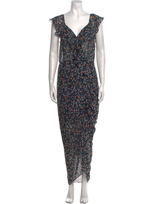 Veronica Beard Silk Long Dress