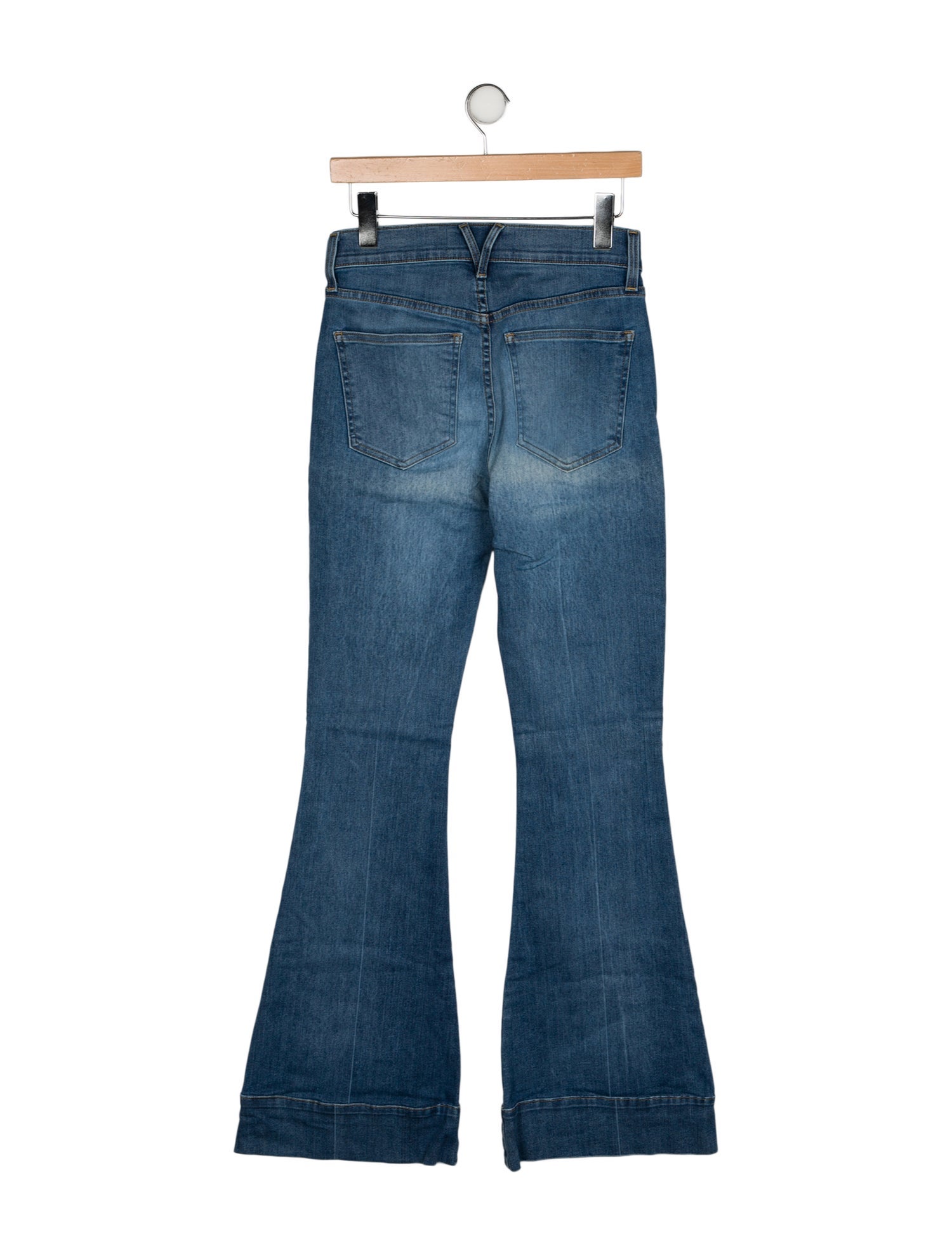 Veronica Beard High-Rise Wide Leg Jeans