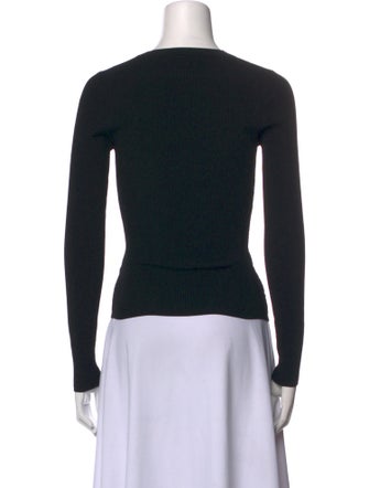 Veronica Beard V-Neck Long Sleeve Top