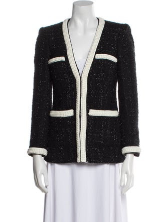 Veronica Beard Wool Tweed Pattern Jacket