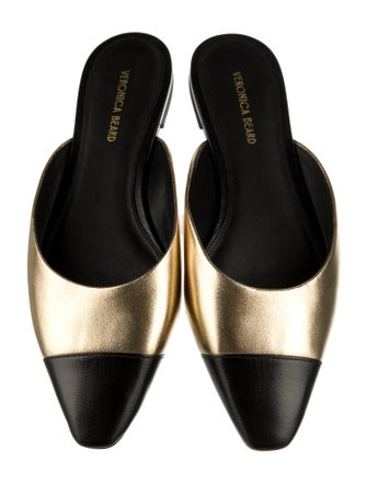 Veronica Beard Leather Mules