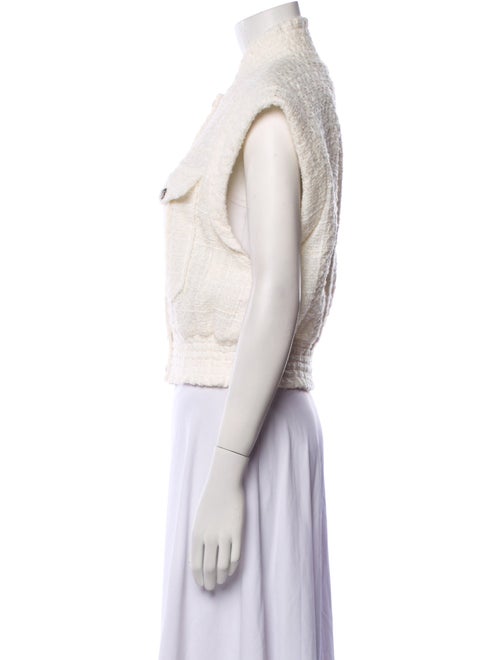 Veronica Beard Tweed Pattern Vest