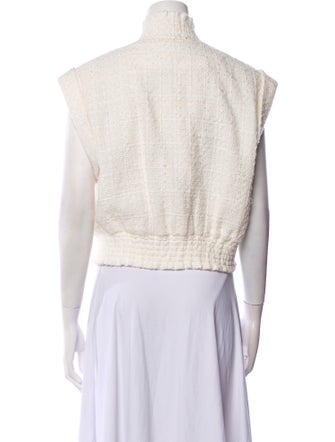 Veronica Beard Tweed Pattern Vest