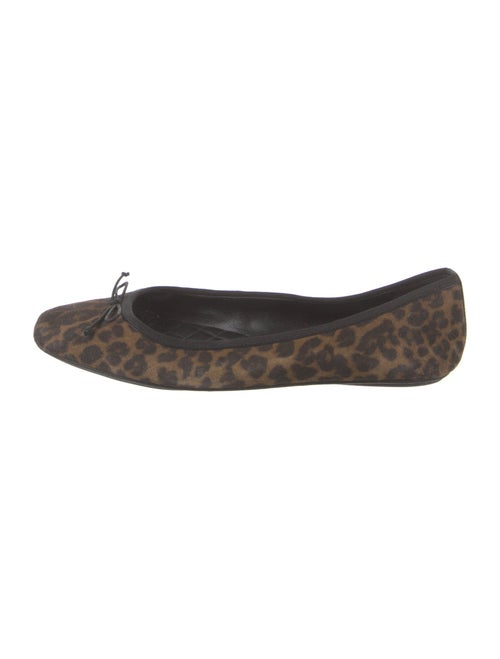 Veronica Beard Leather Printed Flats