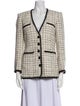 Veronica Beard Tweed Pattern Blazer