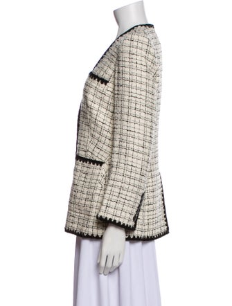 Veronica Beard Tweed Pattern Blazer