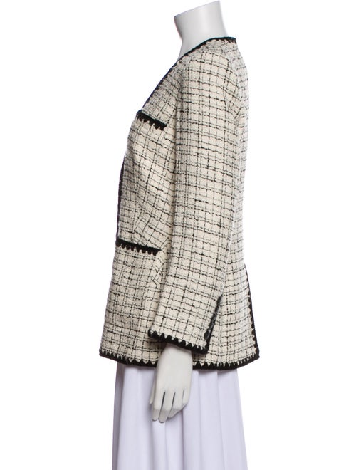 Veronica Beard Tweed Pattern Blazer