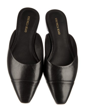 Veronica Beard Leather Mules