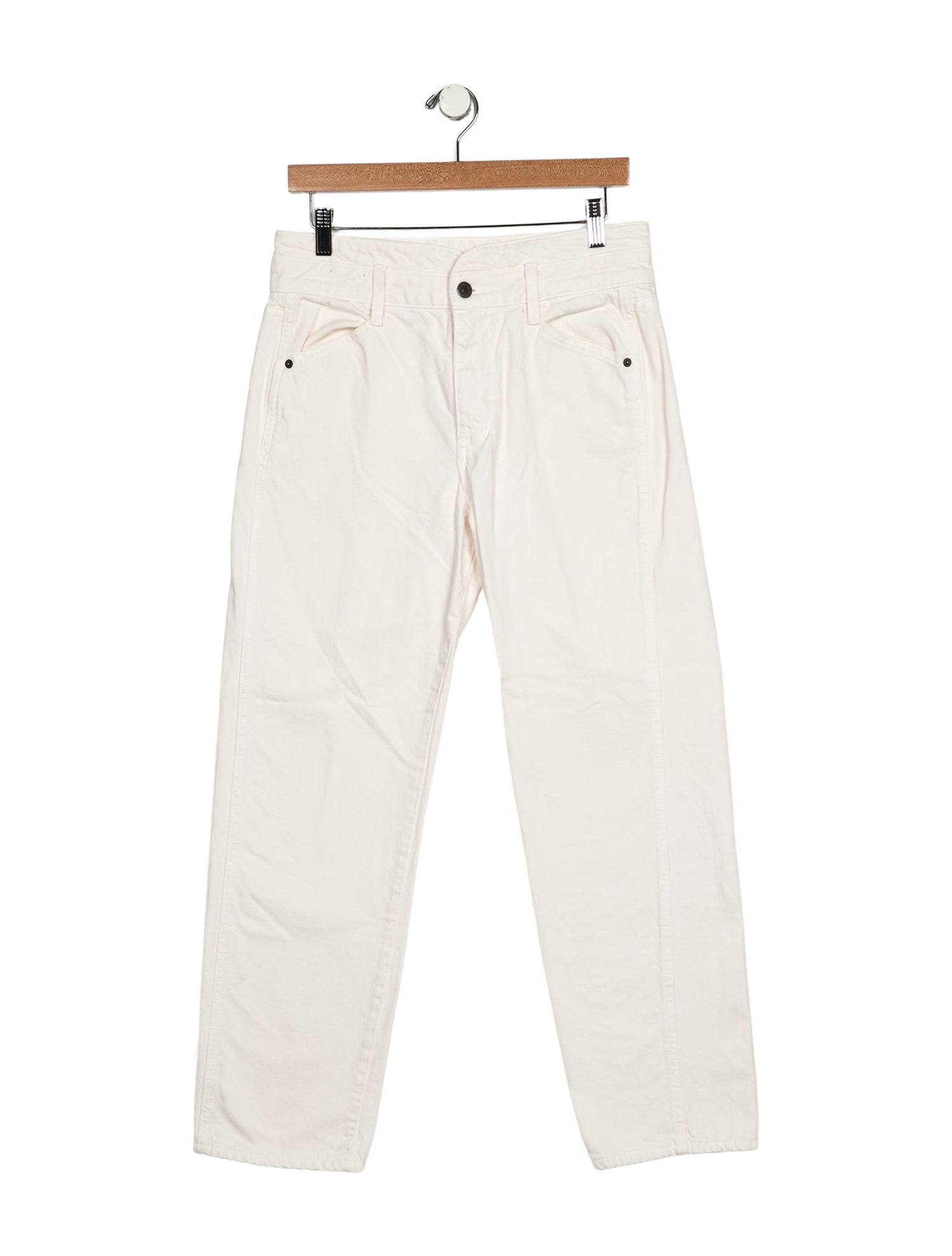 Veronica Beard High-Rise Straight Leg Jeans