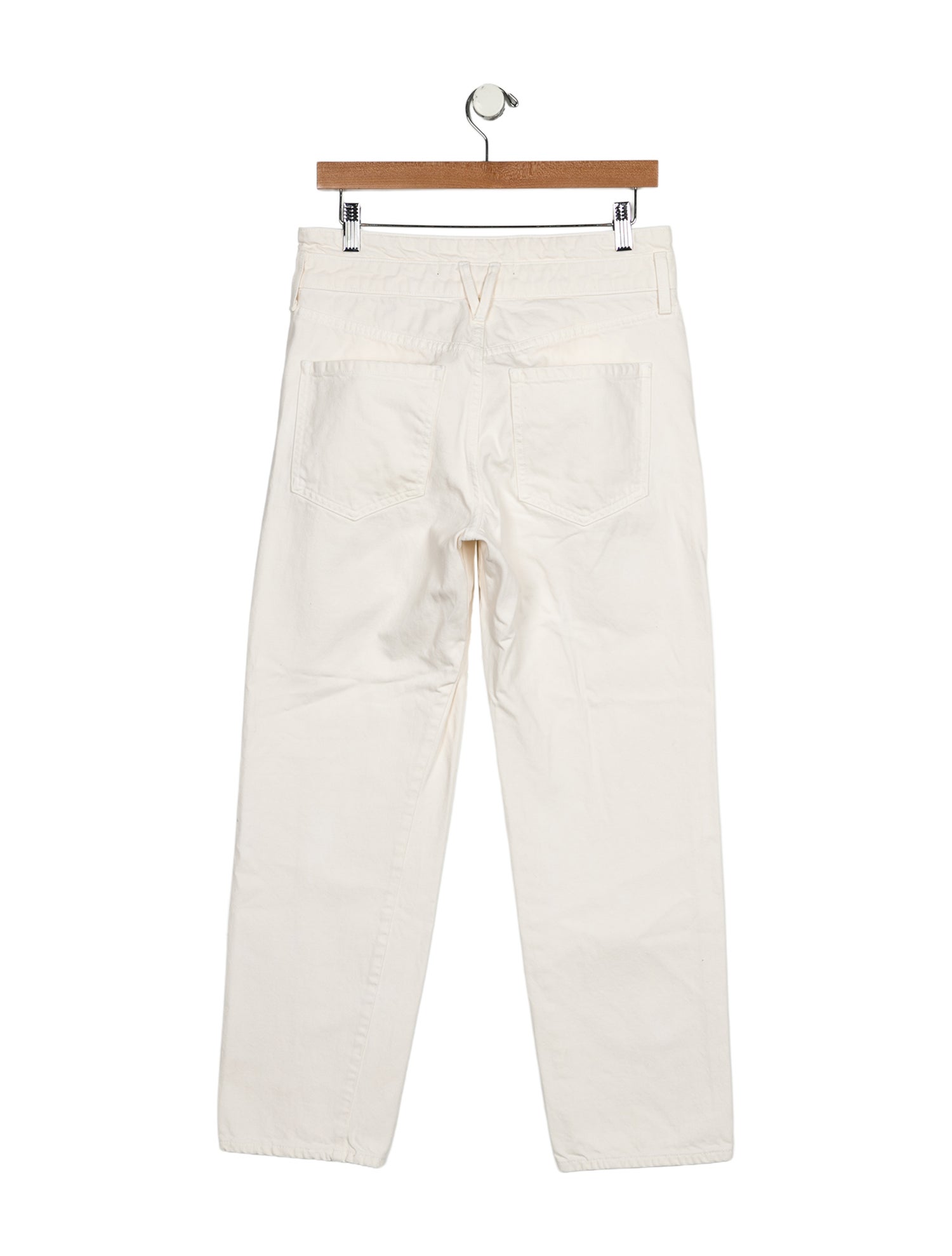 Veronica Beard High-Rise Straight Leg Jeans