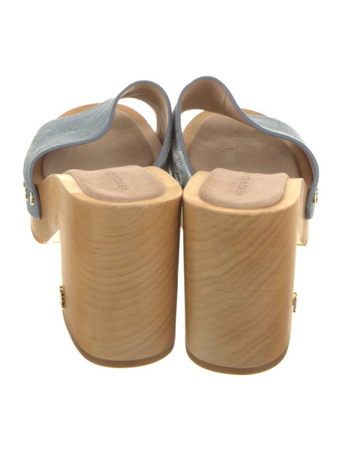 Veronica Beard Suede Studded Accents Slides