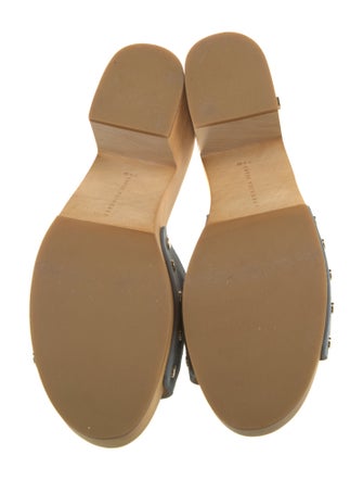 Veronica Beard Suede Studded Accents Slides