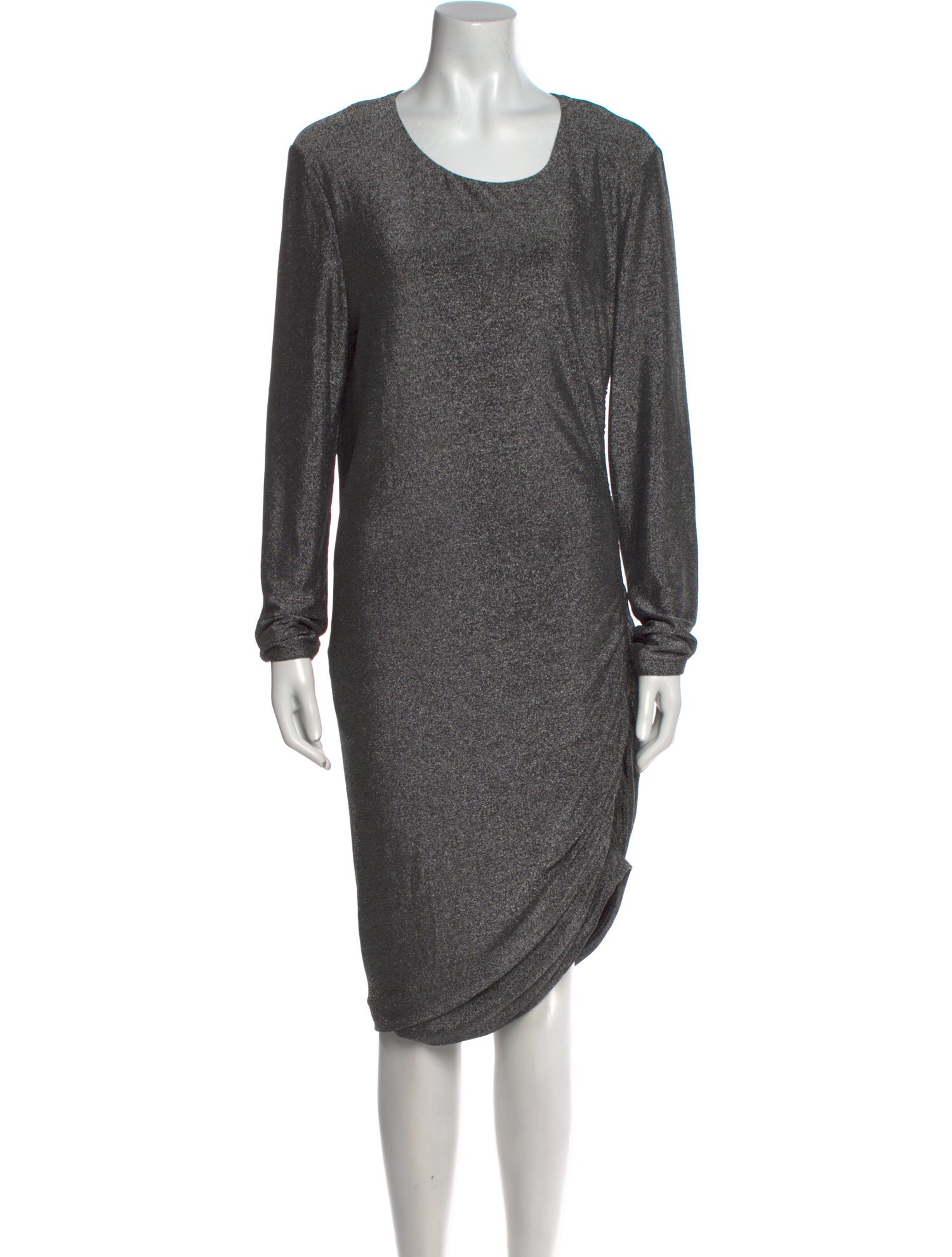 Veronica Beard Scoop Neck Midi Length Dress