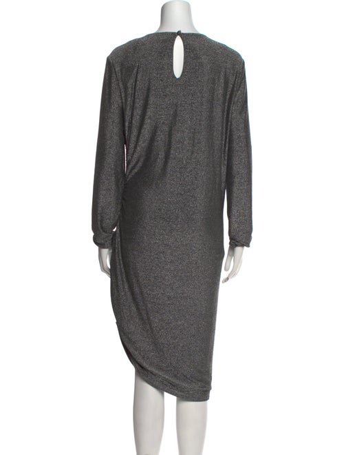 Veronica Beard Scoop Neck Midi Length Dress