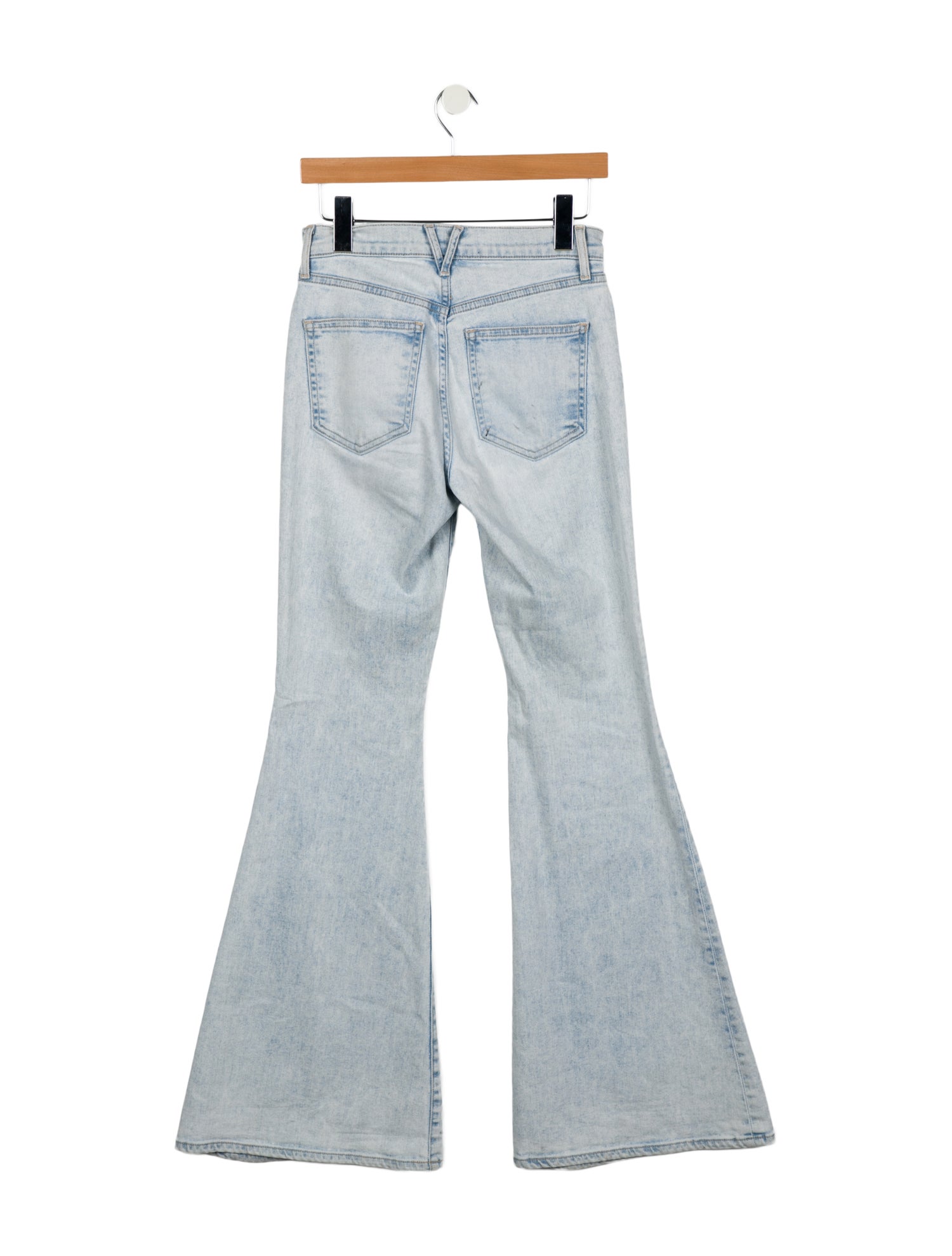 Veronica Beard Mid-Rise Wide Leg Jeans