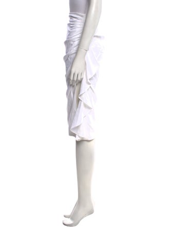 Veronica Beard Ruffle Embellishment Knee-Length Skirt