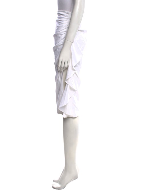 Veronica Beard Ruffle Embellishment Knee-Length Skirt