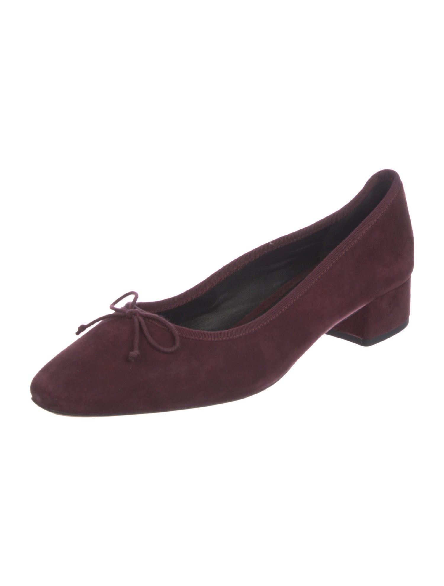 Veronica Beard Suede Bow Accents Pumps
