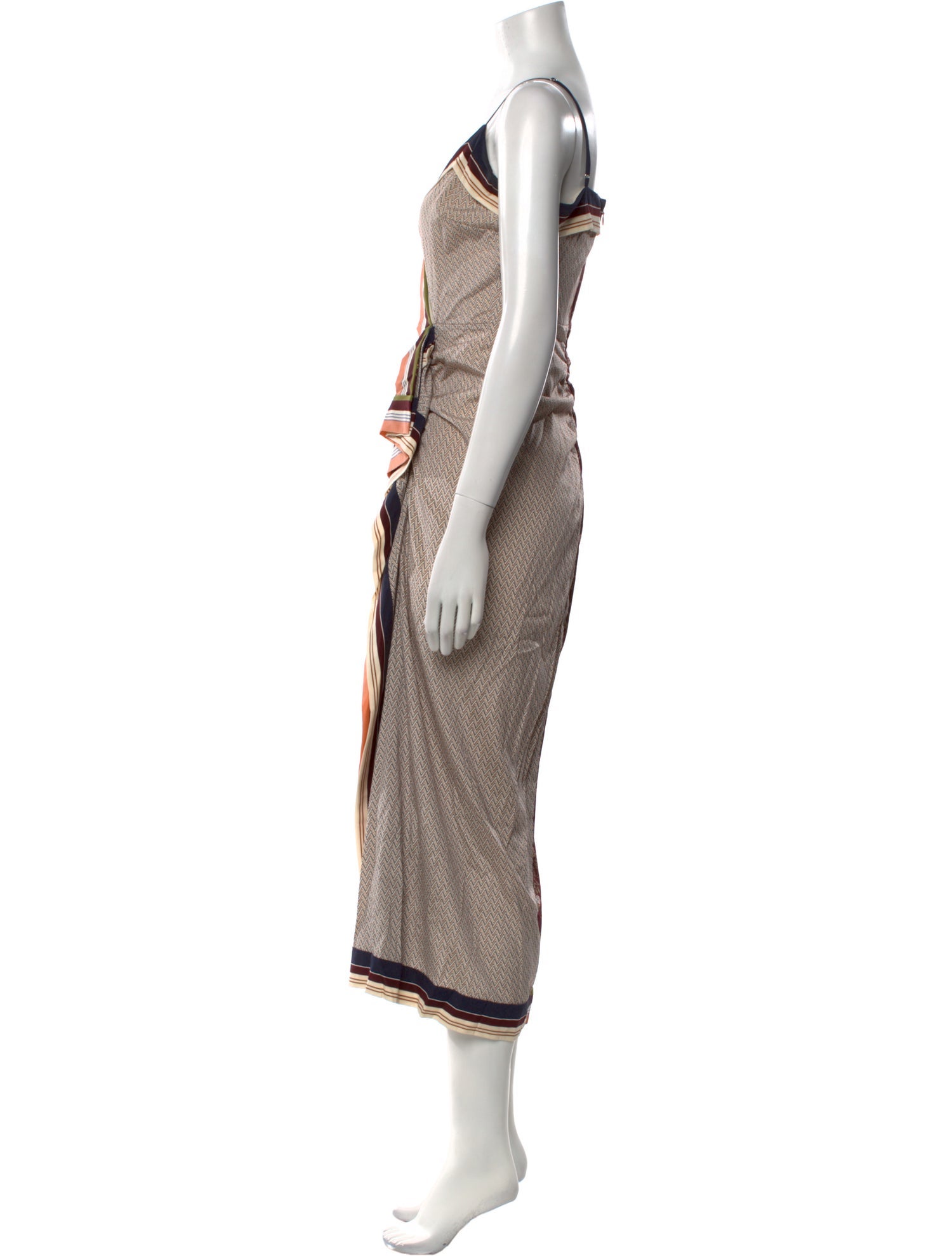 Veronica Beard Silk Midi Length Dress