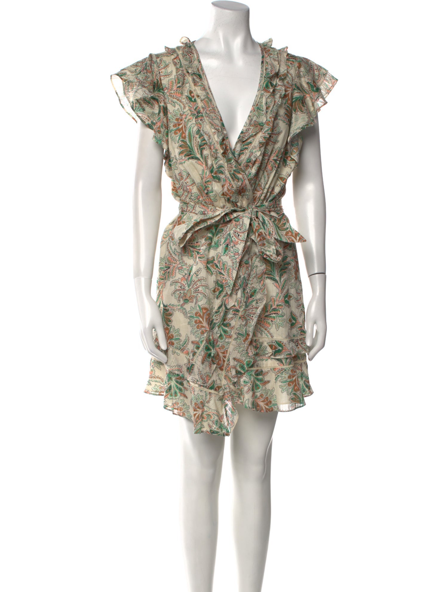 Veronica Beard Floral Print Mini Dress