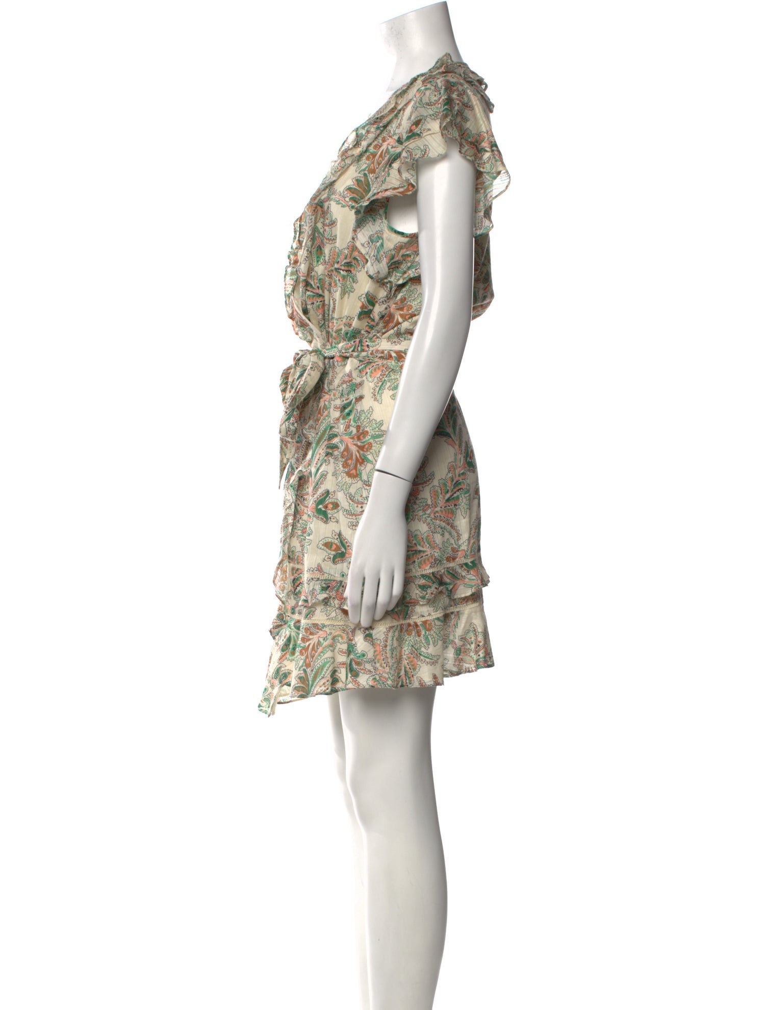 Veronica Beard Floral Print Mini Dress