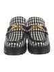 Veronica Beard Houndstooth Print Mules