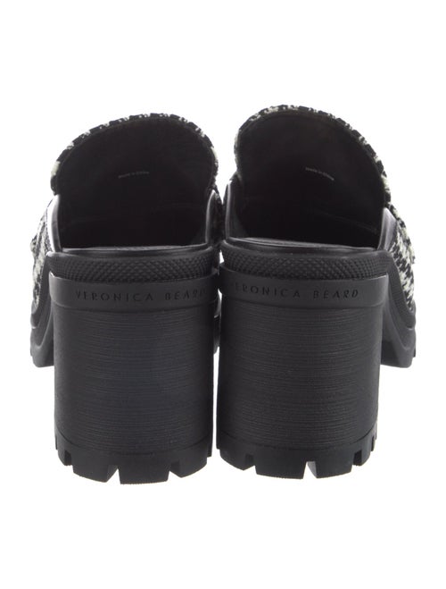 Veronica Beard Houndstooth Print Mules