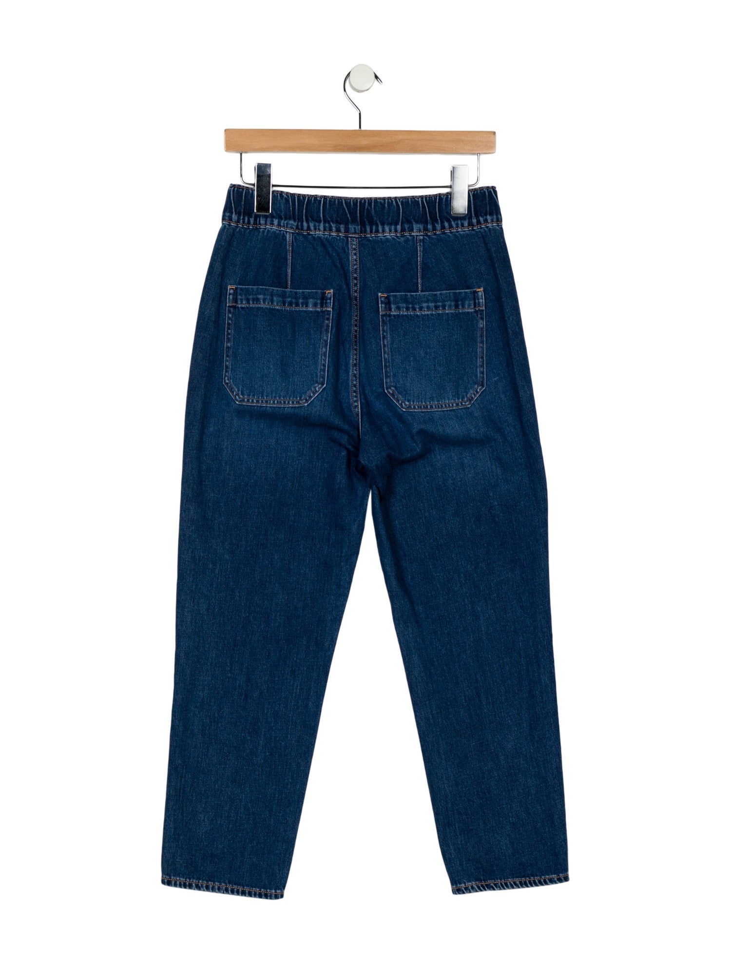 Veronica Beard High-Rise Straight Leg Jeans