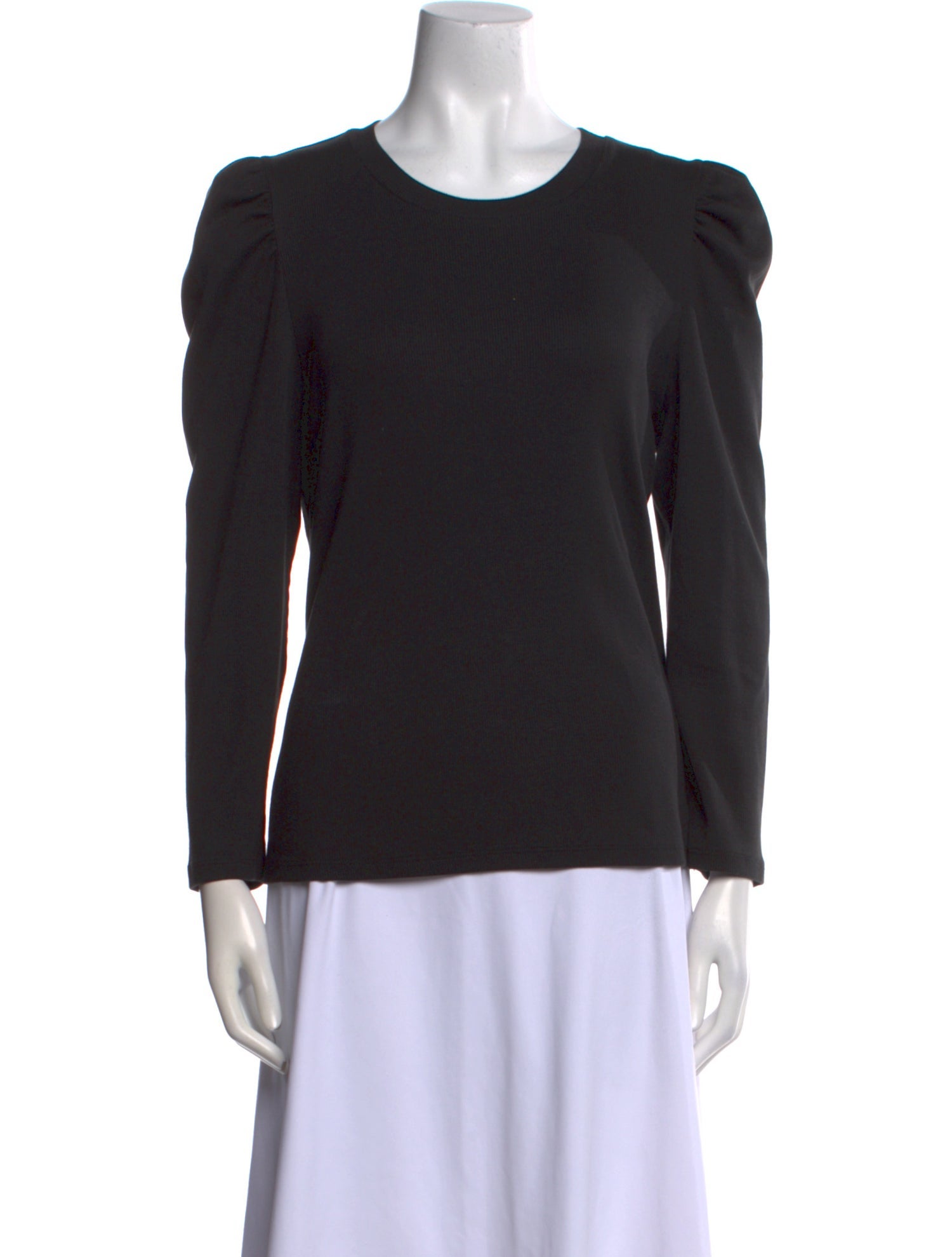 Veronica Beard Crew Neck Long Sleeve Top