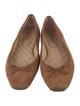 Veronica Beard Suede Bow Accents Ballet Flats