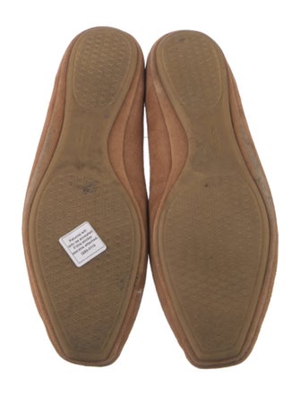 Veronica Beard Suede Bow Accents Ballet Flats