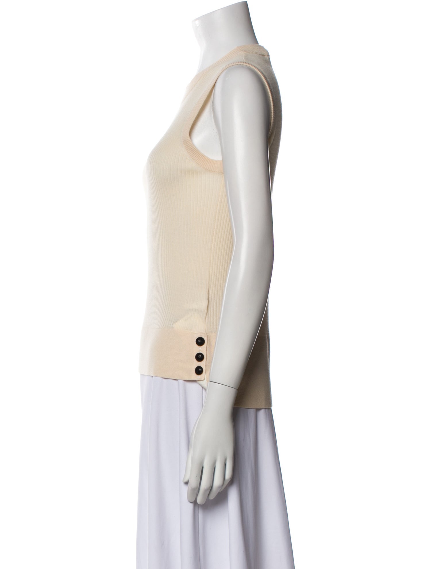 Veronica Beard Merino Wool Crew Neck Top