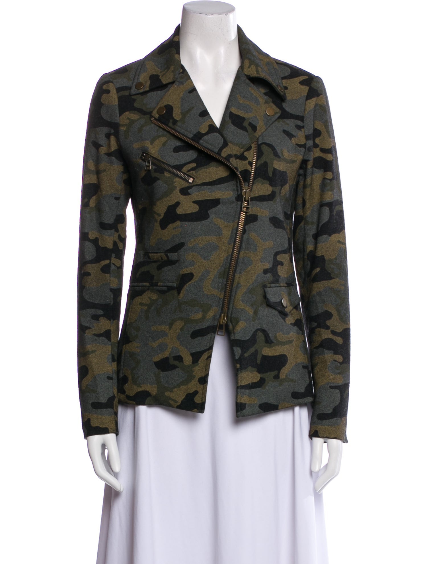 Veronica Beard Camouflage Print Blazer