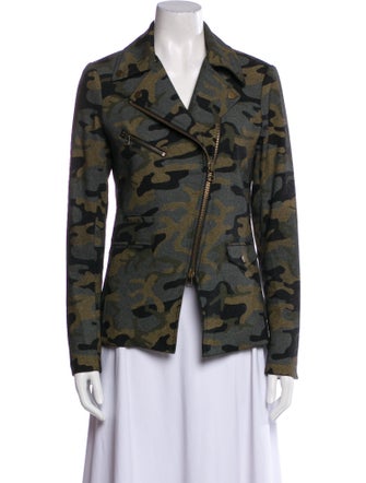 Veronica Beard Camouflage Print Blazer
