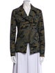 Veronica Beard Camouflage Print Blazer