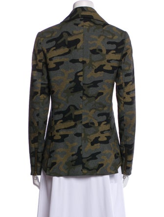 Veronica Beard Camouflage Print Blazer