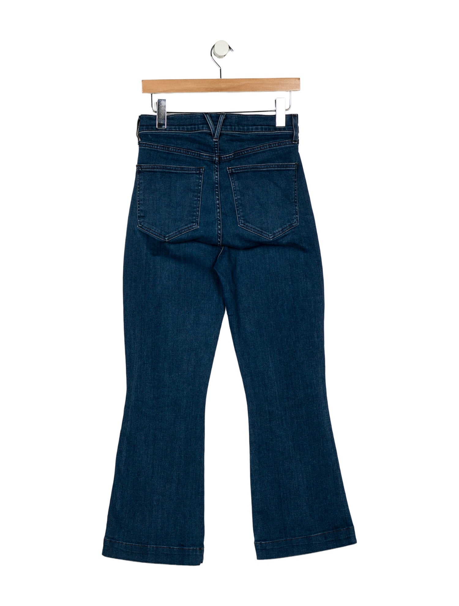 Veronica Beard High-Rise Wide Leg Jeans