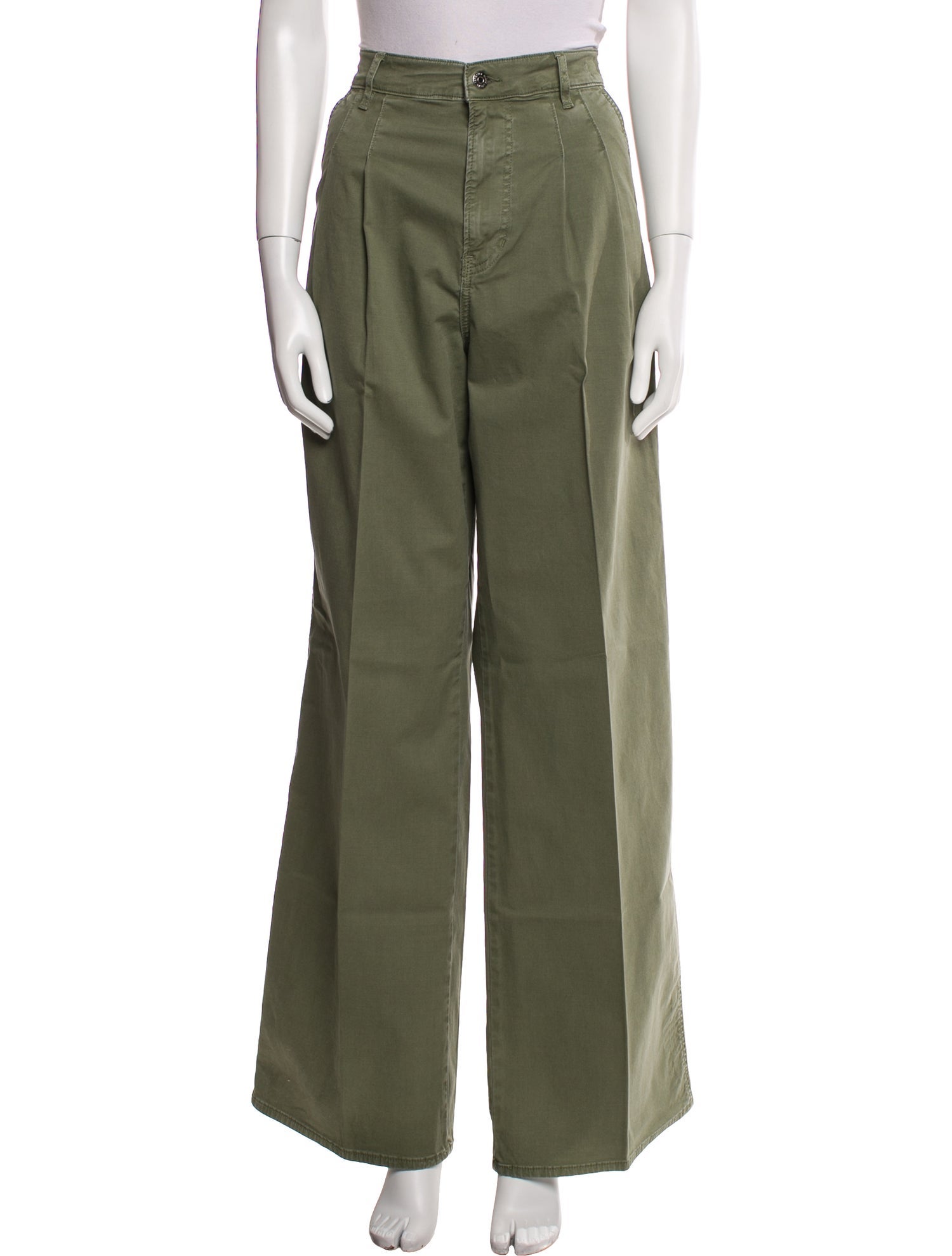 Veronica Beard High-Rise Wide Leg Jeans