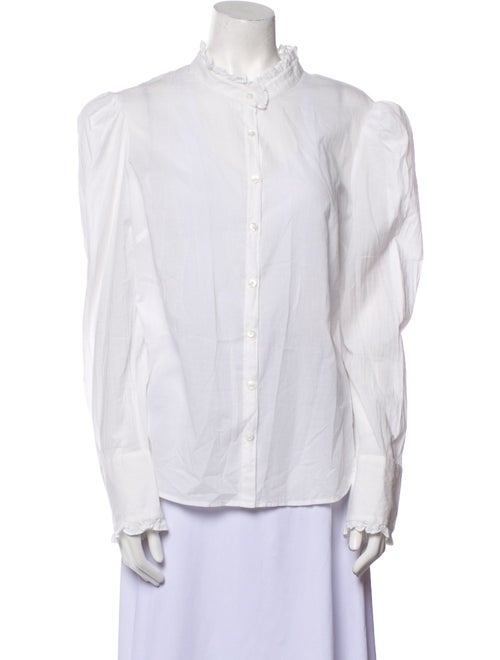 Veronica Beard Long Sleeve Button-Up Top
