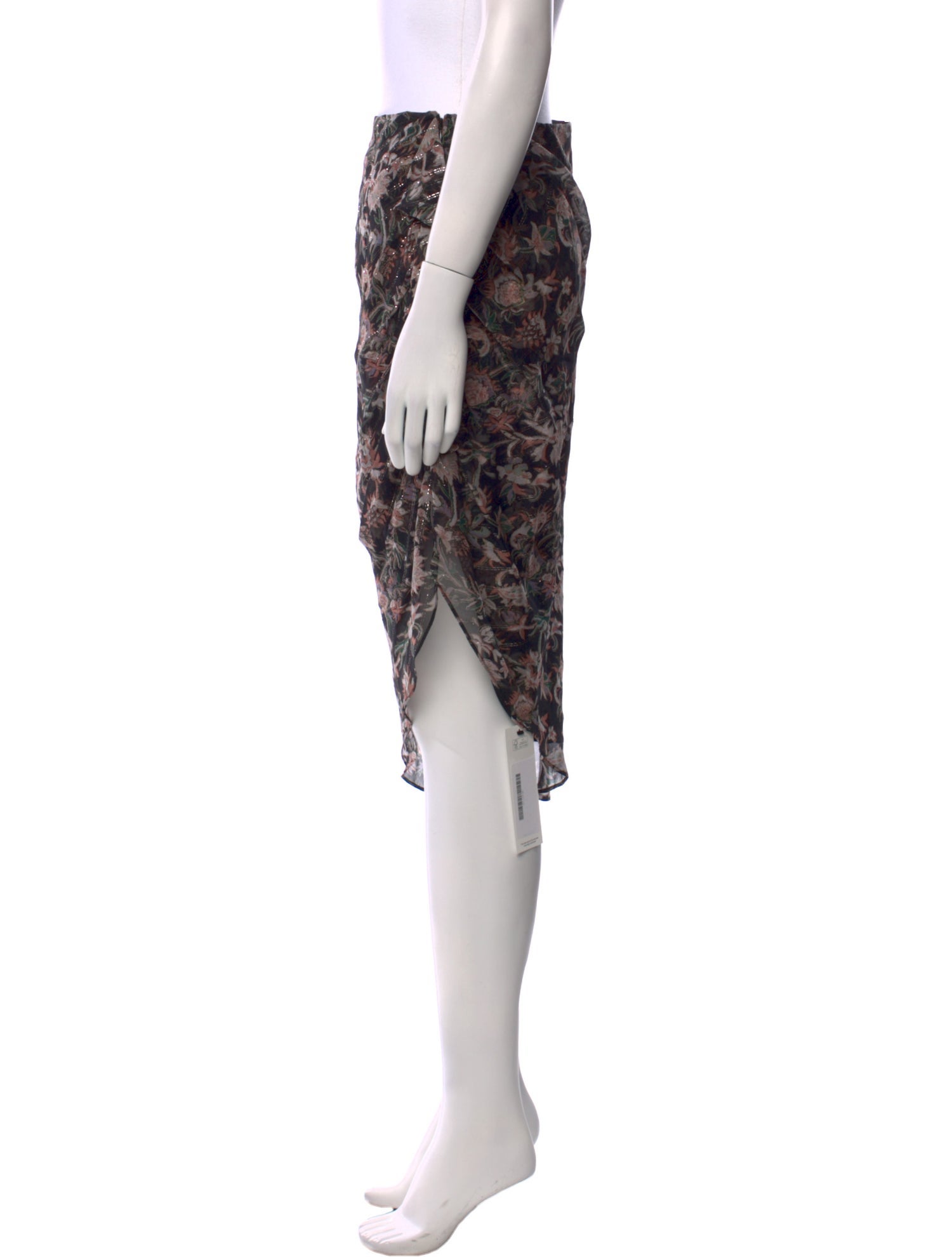 Veronica Beard Silk Midi Length Skirt