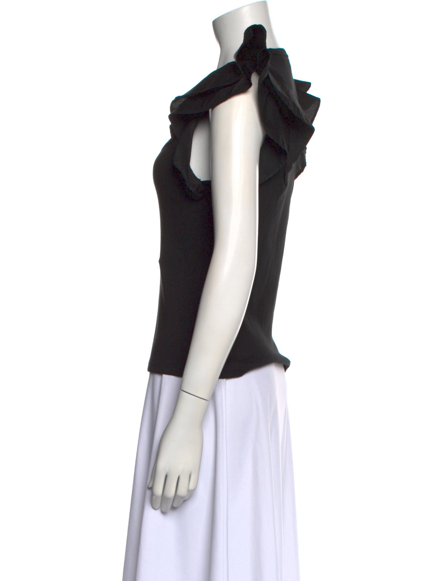 Veronica Beard V-Neck Short Sleeve Top